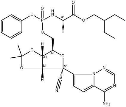 瑞德西韦N-1, 1884576-18-4, 结构式