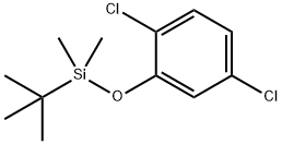 Benzene, 1,4-dichloro-2-[[(1,1-dimethylethyl)dimethylsilyl]oxy]- Struktur
