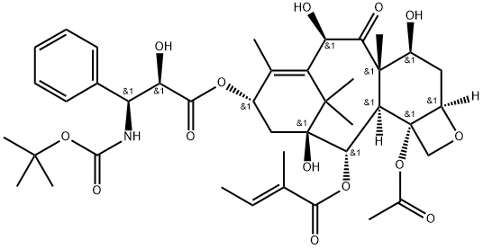 多西紫杉醇EP杂质A 结构式