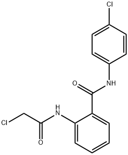 Benzamide, 2-[(2-chloroacetyl)amino]-N-(4-chlorophenyl)- Structure