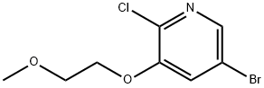 5-溴-2-氯-3-(2-甲氧基乙氧基)吡啶, 1887246-43-6, 结构式