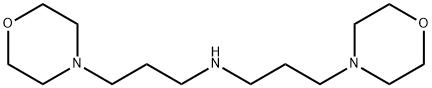 4-Morpholinepropanamine, N-[3-(4-morpholinyl)propyl]- Struktur