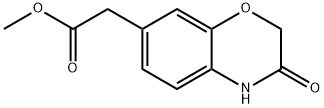 2H-1,4-Benzoxazine-7-acetic acid, 3,4-dihydro-3-oxo-, methyl ester Structure