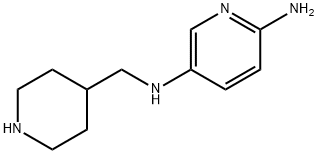 2,5-Pyridinediamine,N5-(4-piperidinylmethyl)- Structure