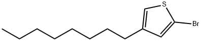 2-溴-4-辛基噻吩,189102-85-0,结构式