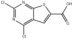2,4-dichlorothieno[2,3-d]pyrimidine-6-carboxylic acid Structure