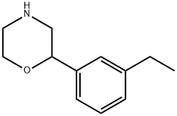 Morpholine, 2-(3-ethylphenyl)- Structure