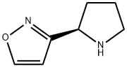 3-[(2R)-pyrrolidin-2-yl]-1,2-oxazole 结构式