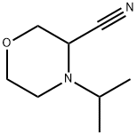 3-Morpholinecarbonitrile, 4-(1-methylethyl)- 结构式