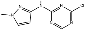 4-氯-N-(1-甲基-1H-吡唑-3-基)-1,3,5-三嗪-2-胺,1893404-14-2,结构式