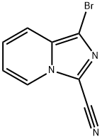 1-溴咪唑并[1,5-A]吡啶-3-甲腈 结构式
