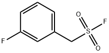 Benzenemethanesulfonyl fluoride, 3-fluoro- Structure