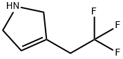 1H-Pyrrole, 2,5-dihydro-3-(2,2,2-trifluoroethyl)- Struktur