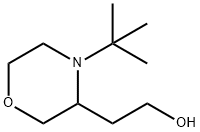 3-Morpholineethanol, 4-(1,1-dimethylethyl)-,1896666-97-9,结构式