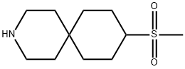 9-(methylsulfonyl)-3-Azaspiro[5.5]undecane, 1896867-86-9, 结构式
