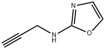 N-(丙-2-炔-1-基)噁唑-2-胺 结构式