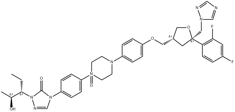 Posaconazole Impurity 48 Struktur