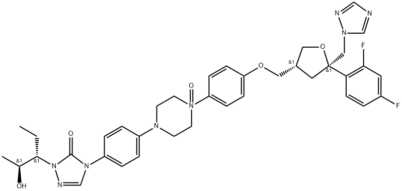 Posaconazole Impurity 49 化学構造式