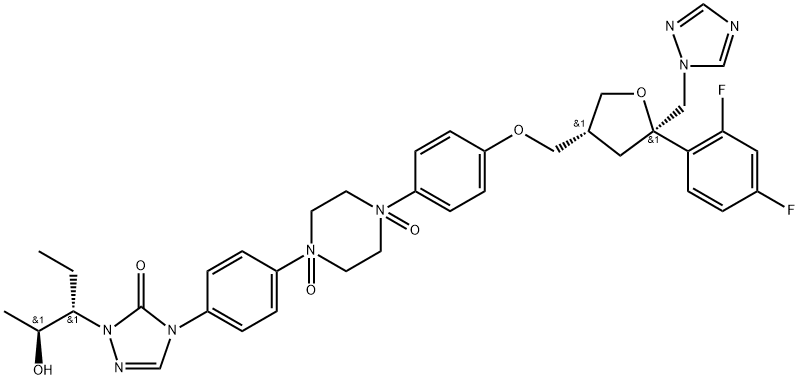 泊沙康唑杂质50, 1902957-95-2, 结构式