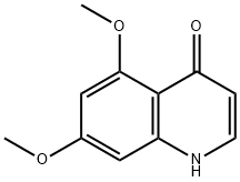 5,7-二甲氧基-1,4-二氢喹啉-4-酮 结构式