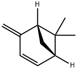 Bicyclo[3.1.1]hept-2-ene, 6,6-dimethyl-4-methylene-, (1S,5S)- Struktur