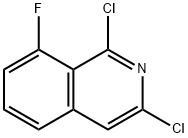 Isoquinoline, 1,3-dichloro-8-fluoro- Structure