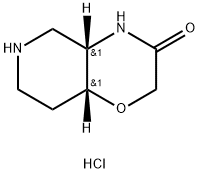 rac-(4aS,8aR)-hexahydro-2H-pyrido[4,3-b][1,4]oxazin-3(4H)-one dihydrochloride Structure