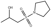 1-(pyrrolidine-1-sulfonyl)propan-2-ol 结构式