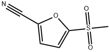 2-Furancarbonitrile, 5-(methylsulfonyl)- Structure