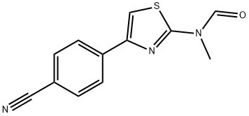 N-[4-(4-cyanophenyl)-1,3-thiazol-2-yl]-N-methylformamide,1909316-26-2,结构式