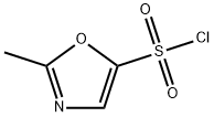 2-methyl-1,3-oxazole-5-sulfonyl chloride 化学構造式