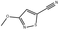 3-甲氧基异噻唑-5-腈 结构式