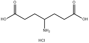 4-Aminoheptanedioic acid hydrochloride Structure