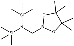 1,3,2-Dioxaborolane-2-methanamine, 4,4,5,5-tetramethyl-N,N-bis(trimethylsilyl)- Struktur