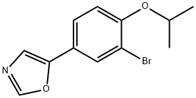 5-(3-bromo-4-isopropoxyphenyl)oxazole Struktur