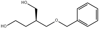 1,4-Butanediol, 2-[(phenylmethoxy)methyl]-, (2S)- Structure