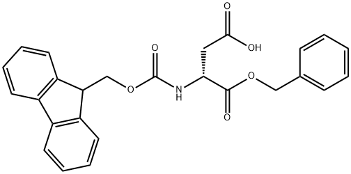 (9H-Fluoren-9-yl)MethOxy]Carbonyl D-Asp-OBzl,1932027-25-2,结构式