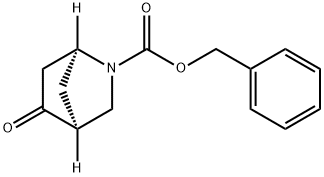 2-Azabicyclo[2.2.1]heptane-2-carboxylic acid, 5-oxo-, phenylmethyl ester, (1S,4S)- Struktur