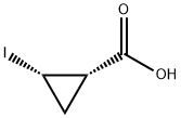 Cyclopropanecarboxylic acid,2-iodo-,(1S,2S)-, 1932315-23-5, 结构式