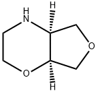 (4AS,7AS)-六氢-2H-呋喃[3,4-B]-1,4-噁嗪 结构式