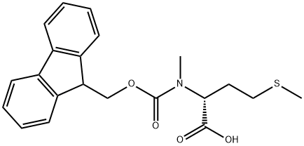 FMoc-N-Me-D-Met-OH Structure