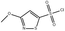 3-甲氧基异噻唑-5-磺酰氯 结构式