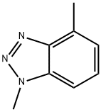 1,4-二甲基-1H-苯并[D][1,2,3]三唑 结构式