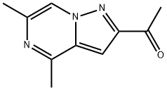 1-{4,6-dimethylpyrazolo[1,5-a]pyrazin-2-yl}ethanone Structure