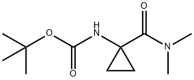 (1-(二甲基氨基甲酰基)环丙基)氨基甲酸叔丁酯, 1934910-01-6, 结构式