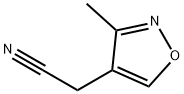 2-(3-甲基异噁唑-4-基)乙腈 结构式