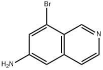 6-Isoquinolinamine, 8-bromo- Structure