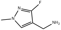 1H-Pyrazole-4-methanamine, 3-fluoro-1-methyl- Structure