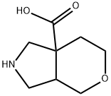OCTAHYDROPYRANO[3,4-C]PYRROLE-7A-CARBOXYLIC ACID 结构式