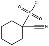 Cyclohexanesulfonyl chloride, 1-cyano- Structure